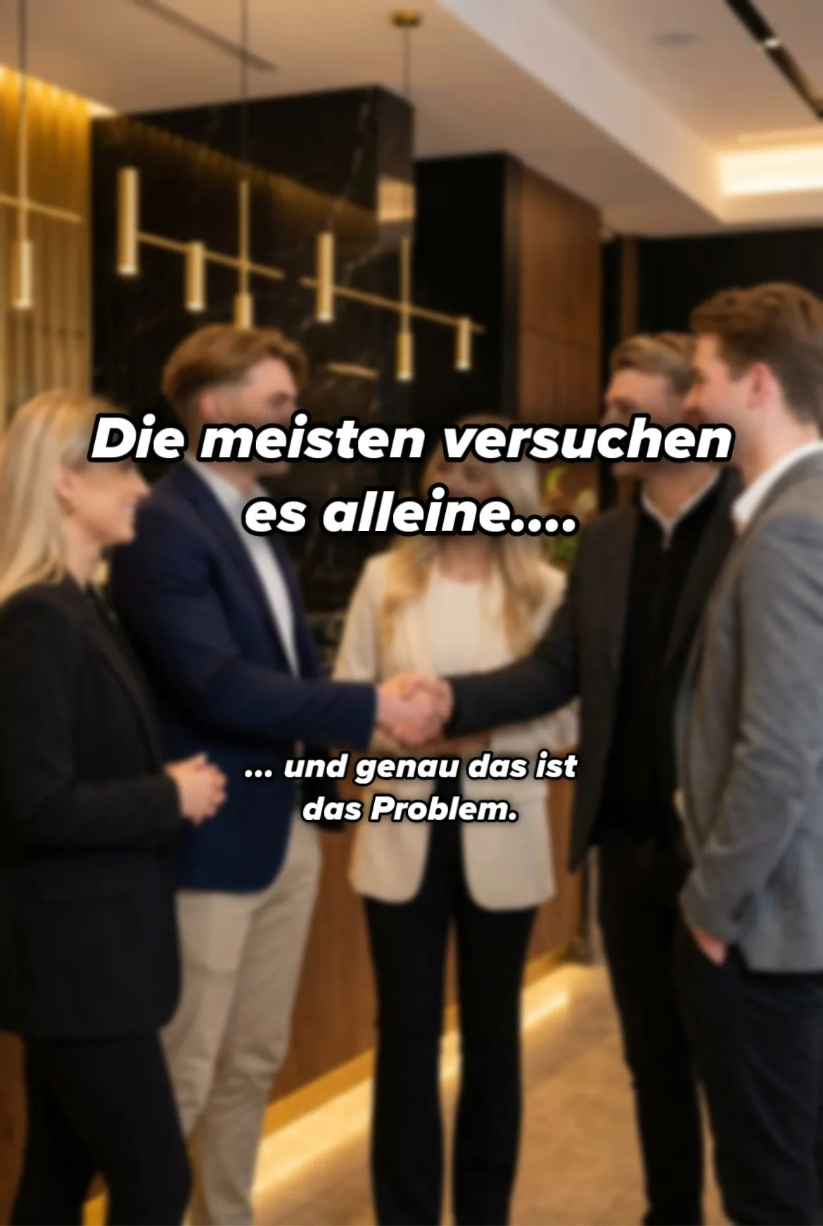 Die meisten versuchen es alleine. … und genau das ist das Problem.